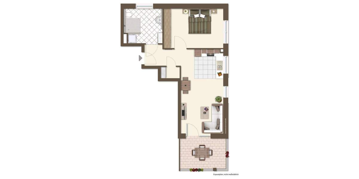 Etagenwohnung Epfendorf - 2 Zimmer, 61 m&sup2;, 183.000&euro; | Angebot:25683357