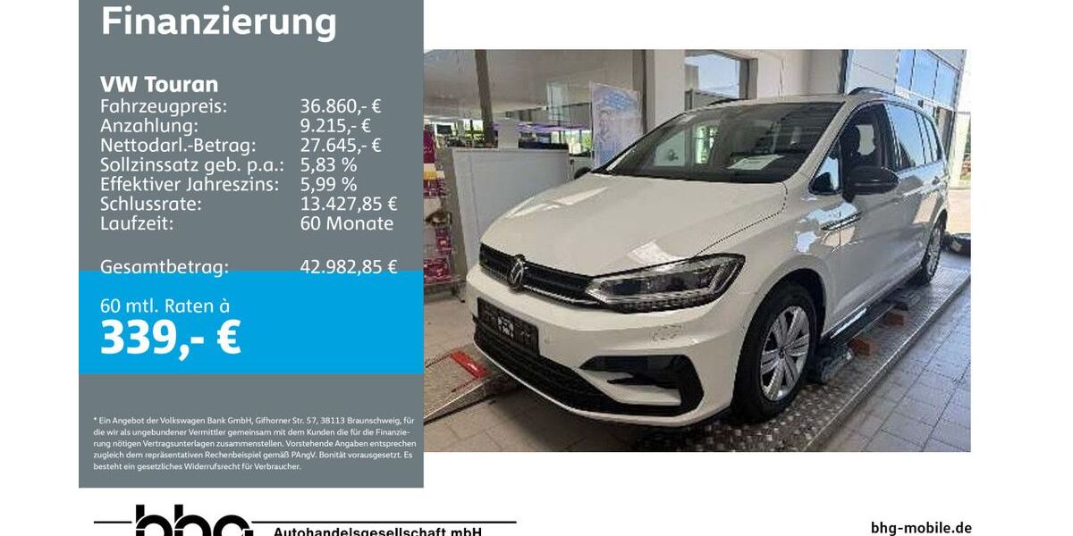 VW Touran 17.355 km 39.260 &euro; Rottweil 78628