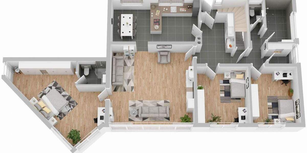 Etagenwohnung Brigachtal Klengen - 4 Zimmer, 164 m&sup2;, 360.000&euro; | Angebot:25743167
