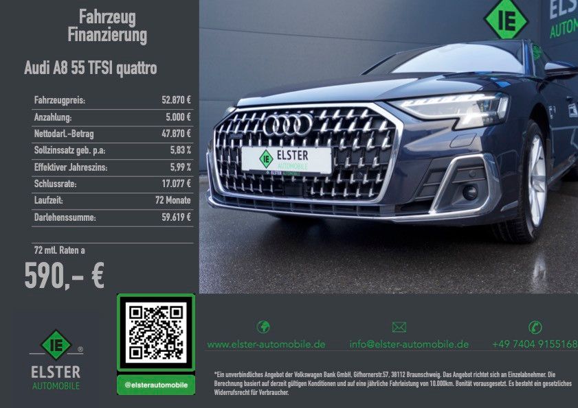 Audi A8 94.777 km 52.870 &euro; Epfendorf 78736