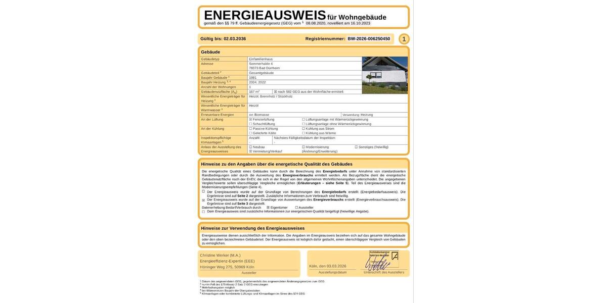 Einfamilienhaus Bad Dürrheim - 5.5 Zimmer, 139 m&sup2;, 505.000&euro; | Angebot:25367843