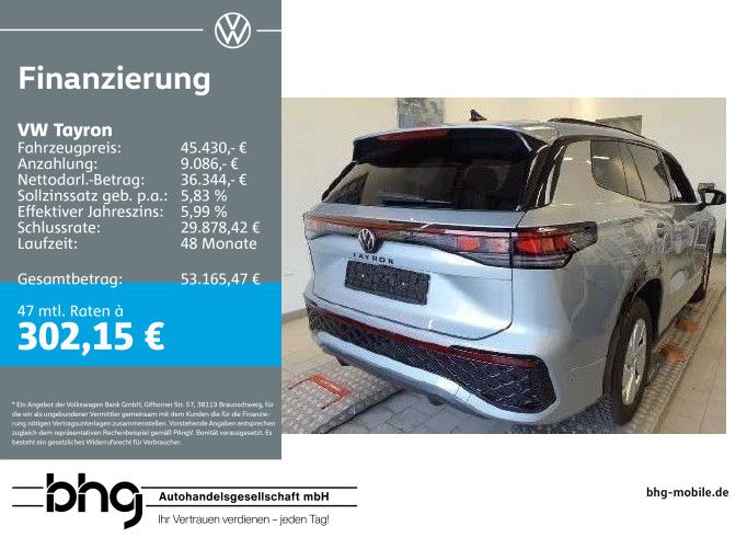 VW Tayron 19.153 km 45.430 &euro; Rottweil 78628
