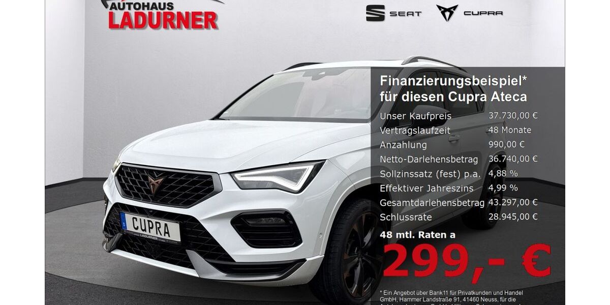 Cupra Ateca 3.250 km 37.730 &euro; Villingen-Schwenningen 78052