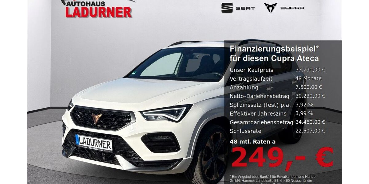 Cupra Ateca 13.845 km 37.730 &euro; Tuttlingen 78532