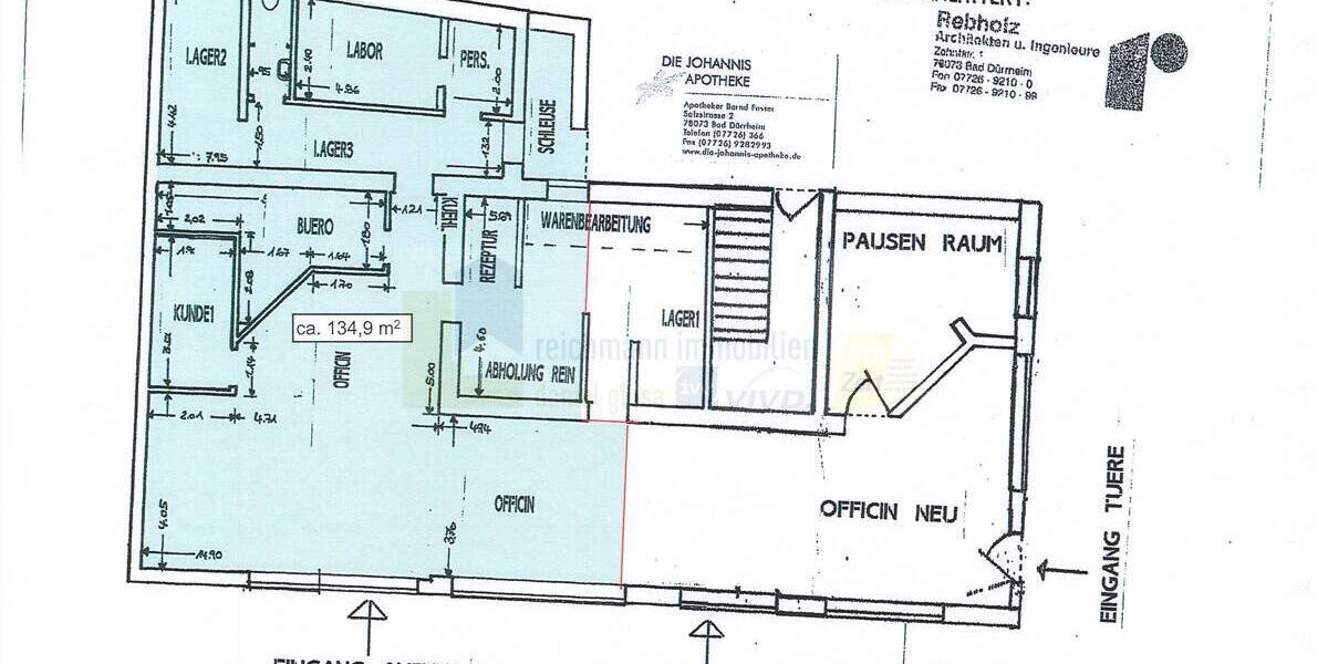 Gewerbeobjekt Bad Dürrheim - 1.349&euro; | Angebot:26515001