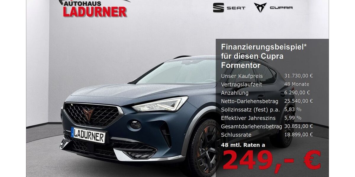 Cupra Formentor 59.010 km 31.730 &euro; Tuttlingen 78532