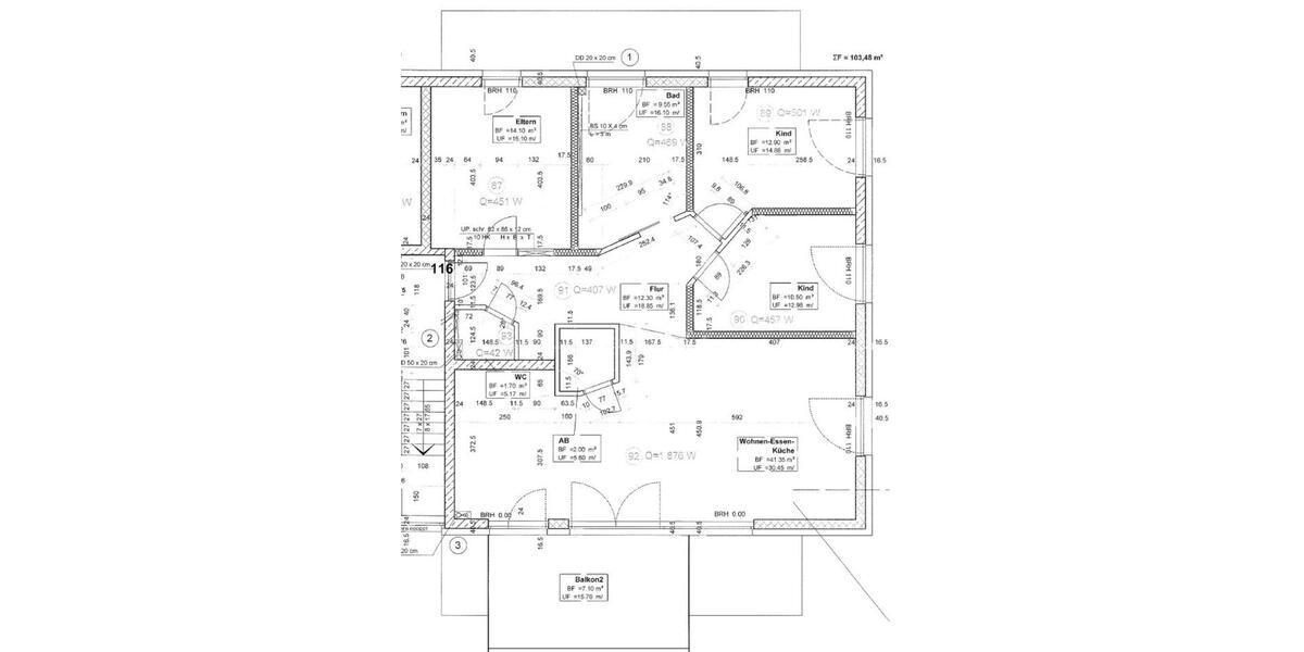 Etagenwohnung Villingen-Schwenningen Schwenningen - 4.5 Zimmer, 112 m&sup2;, 1.160&euro; | Angebot:25452071