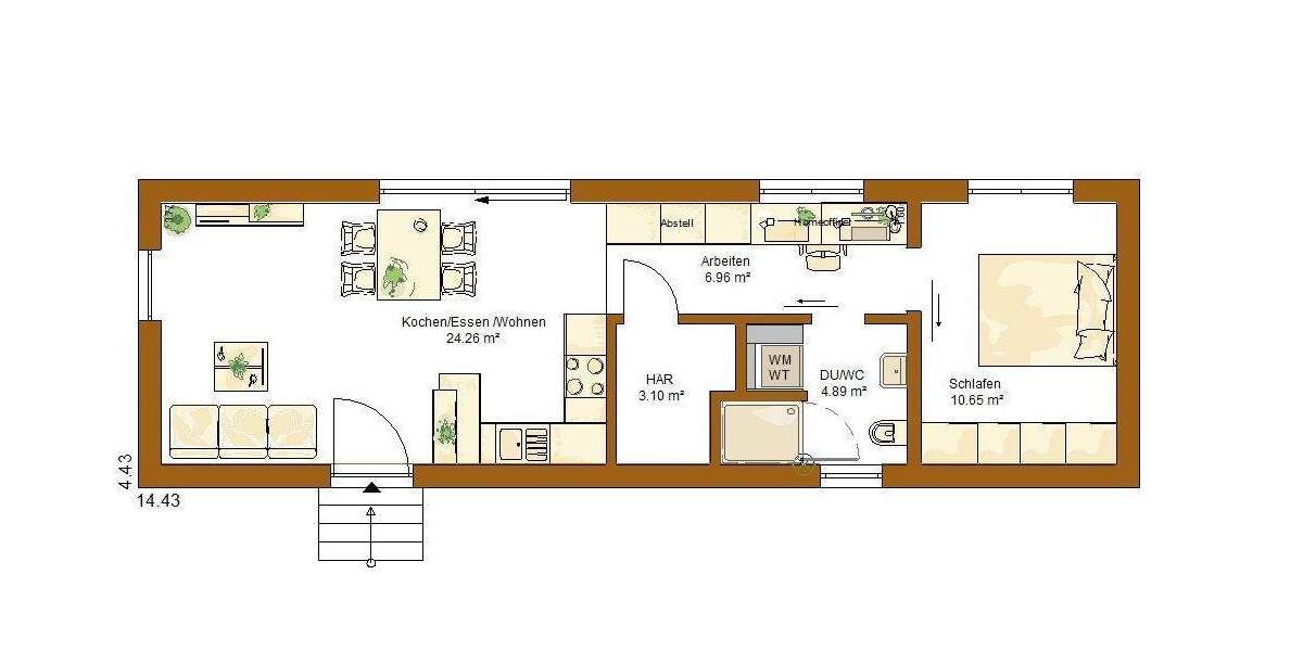 Mehrfamilienhaus, Wohnhaus Schömberg - 2 Zimmer, 50 m&sup2;, 290.000&euro; | Angebot:25742687