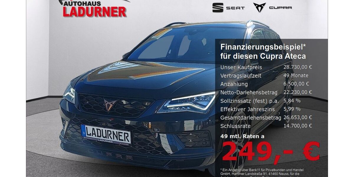 Cupra Ateca 73.300 km 28.730 &euro; Tuttlingen 78532