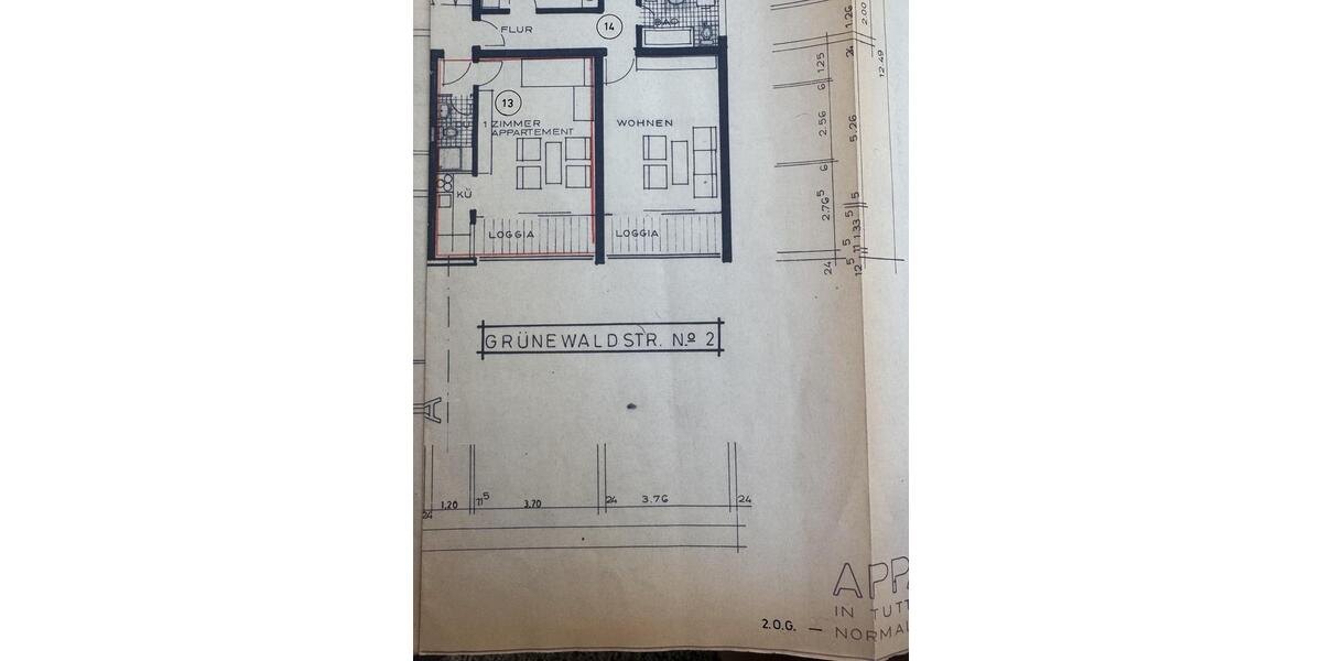 Etagenwohnung Tuttlingen - 1 Zimmer, 29 m&sup2;, 650&euro; | Angebot:25806141