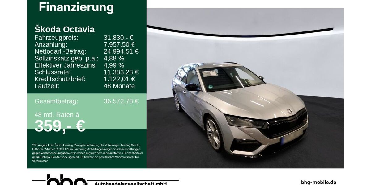 Skoda Octavia 44.129 km 31.830 &euro; Rottweil 78628