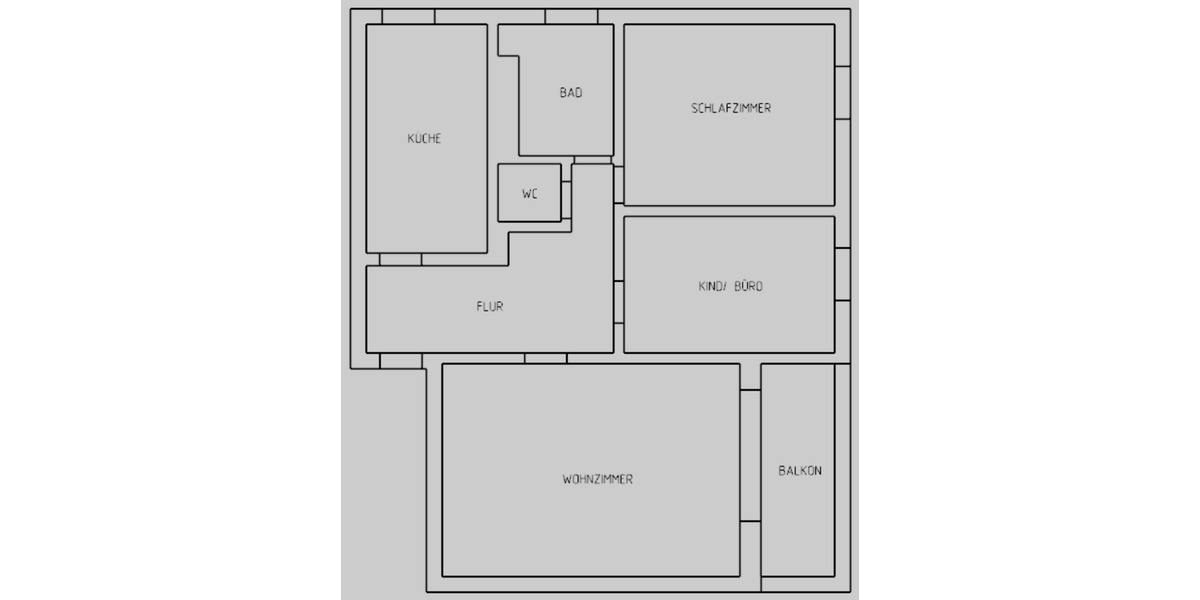Etagenwohnung Sankt Georgen im Schwarzwald - 3 Zimmer, 75 m&sup2;, 165.000&euro; | Angebot:25048804