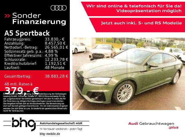 Audi A5 57.556 km 33.830 &euro; Rottweil 78628
