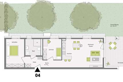 Wohnung Aldingen - 3 Zimmer, 81 m&sup2;, 403.700&euro; | Angebot:22729022