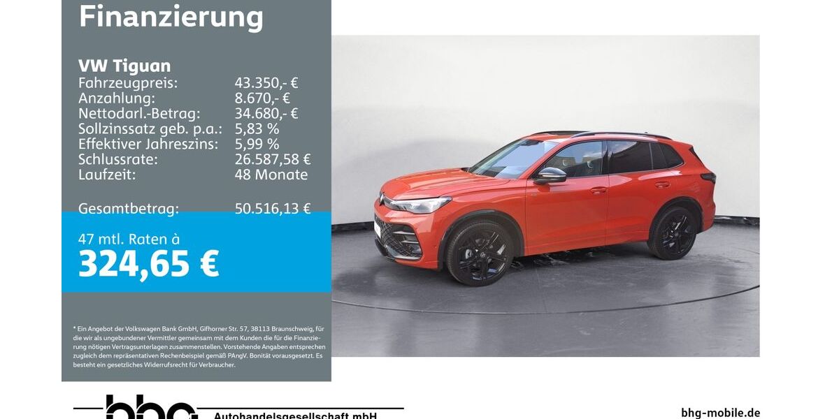 VW Tiguan 14.060 km 40.930 &euro; Rottweil 78628