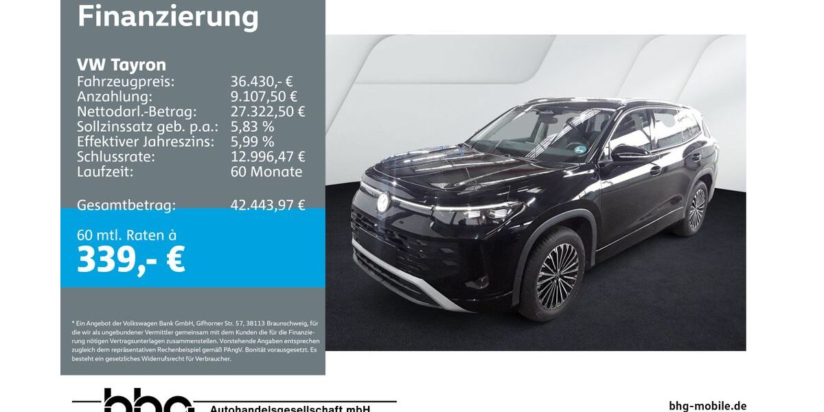 VW Tayron 25.613 km 36.430 &euro; Rottweil 78628