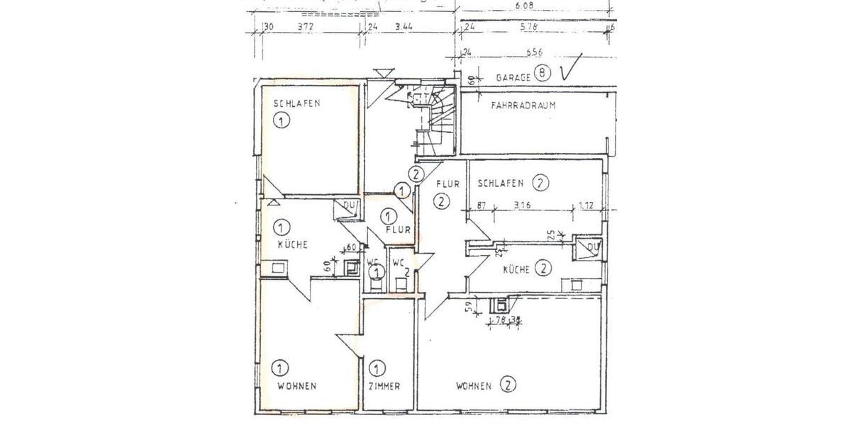 Erdgeschoßwohnung Villingen-Schwenningen Schwenningen - 2.5 Zimmer, 60 m&sup2;, 735&euro; | Angebot:25870537