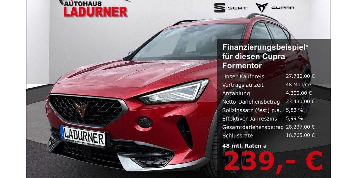 Cupra Formentor 48.600 km 27.730 &euro; Tuttlingen 78532