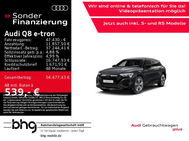 Audi Q8 e-tron 51.613 km 47.430 &euro; Rottweil 78628