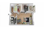 Modernisierte 1,5-Zimmer-Wohnung mit Balkon & Aufzug in Rottweil - Etagenwohnung Rottweil | Angebot:26648059