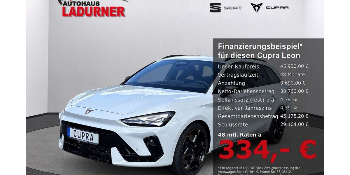 Cupra Leon 6.500 km 45.930 &euro; Tuttlingen 78532