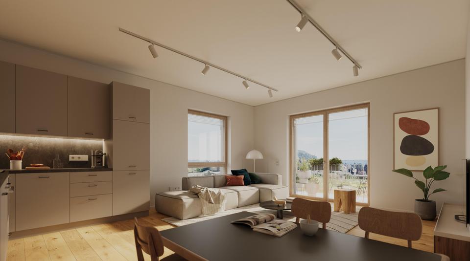 Etagenwohnung Immendingen - 2 Zimmer, 59 m&sup2;, 835&euro; | Angebot:25454853