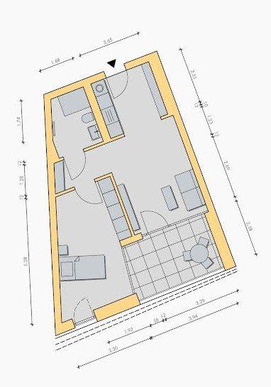 Etagenwohnung Tuttlingen - 2 Zimmer, 48 m&sup2;, 750&euro; | Angebot:26705318
