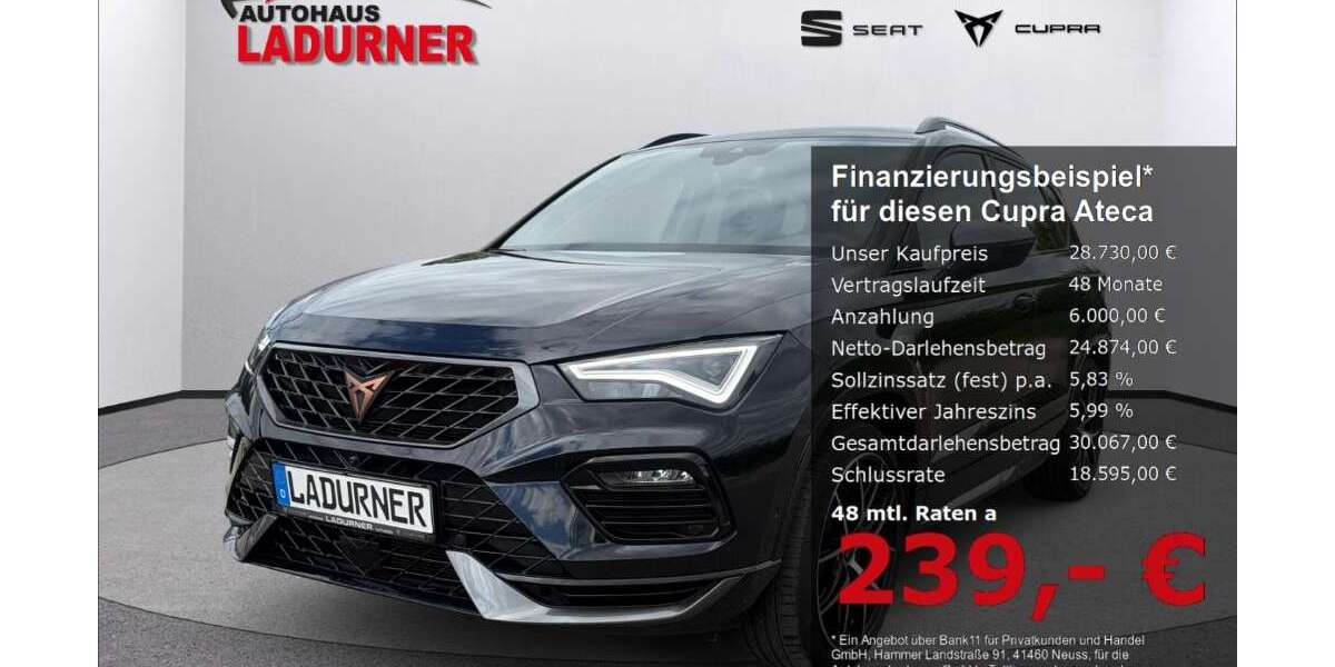 Cupra Ateca 57.900 km 28.730 &euro; Tuttlingen 78532