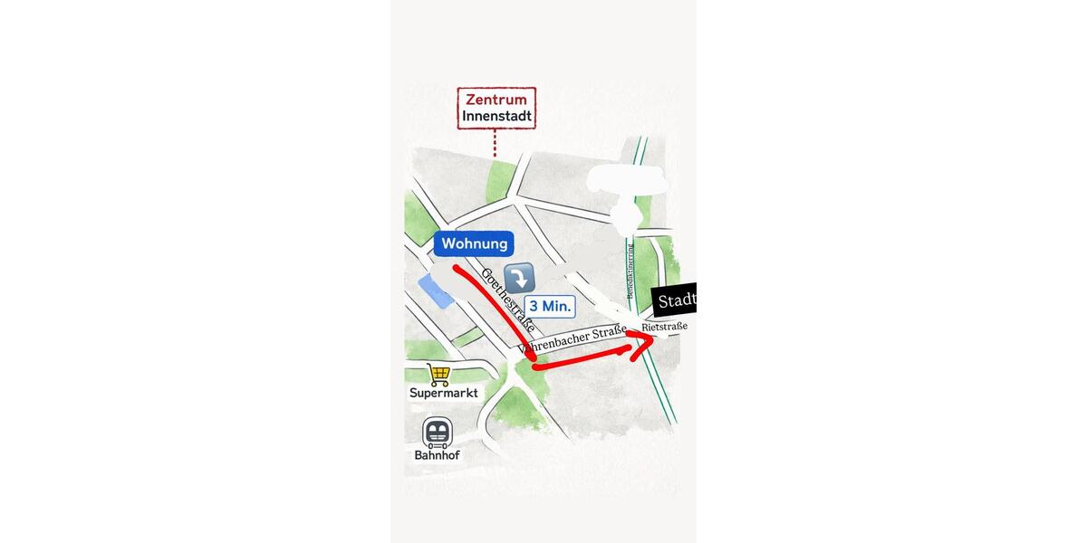 Etagenwohnung Villingen-Schwenningen Schwenningen - 3 Zimmer, 93 m&sup2;, 235.000&euro; | Angebot:25940780