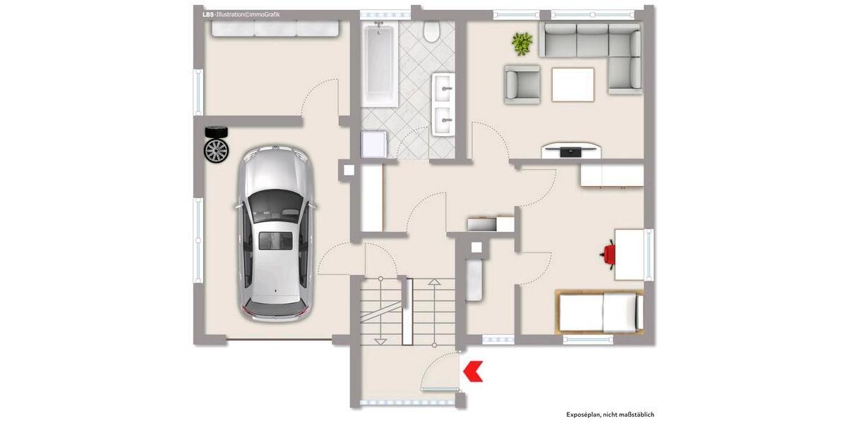 Einfamilienhaus Rottweil - 7 Zimmer, 160 m&sup2;, 1.450&euro; | Angebot:25925463