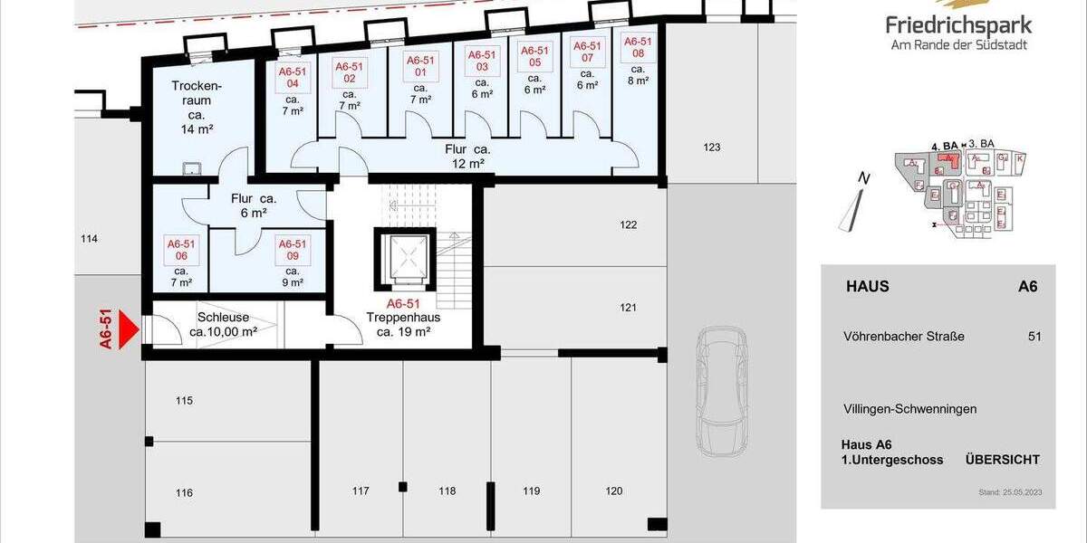 Etagenwohnung Villingen-Schwenningen Villingen - 3 Zimmer, 81 m&sup2;, 422.300&euro; | Angebot:25821566