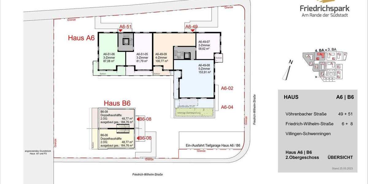 Etagenwohnung Villingen-Schwenningen Villingen - 5 Zimmer, 153 m&sup2;, 806.600&euro; | Angebot:25701418