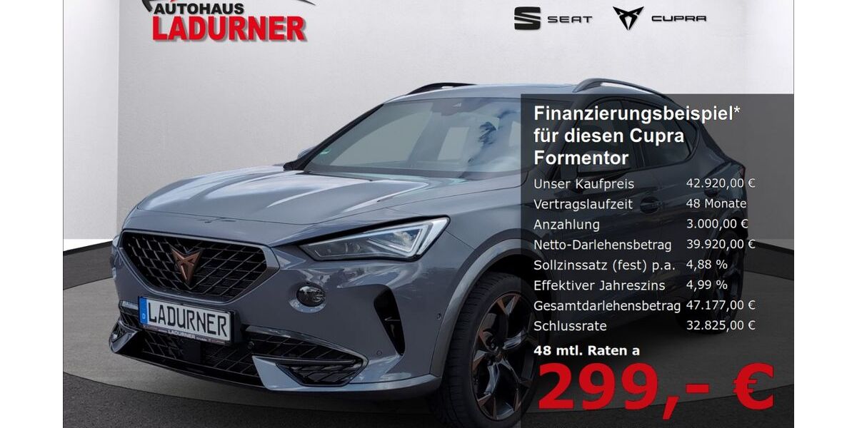 Cupra Formentor 10.800 km 42.920 &euro; Villingen-Schwenningen 78052