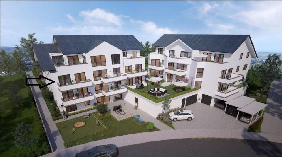 Terrassenwohnung Oberndorf am Neckar - 4 Zimmer, 110 m&sup2;, 1.399&euro; | Angebot:25944142