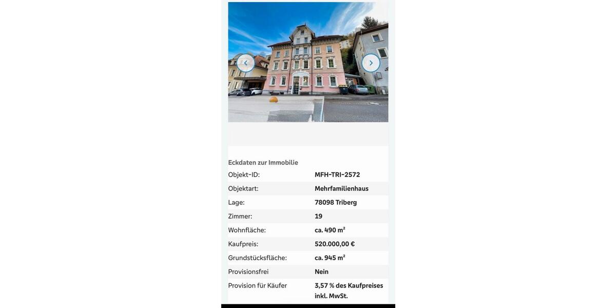 Einfamilienhaus Triberg im Schwarzwald - 500.000&euro; | Angebot:27024104