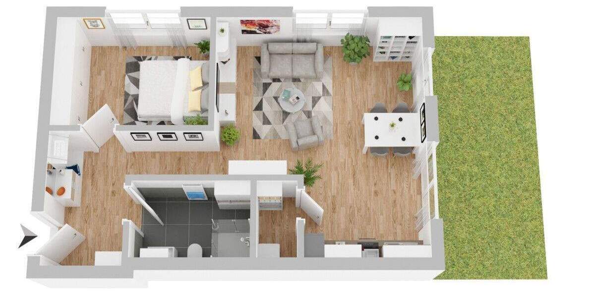 Etagenwohnung Titisee-Neustadt Neustadt - 2 Zimmer, 52 m&sup2;, 276.000&euro; | Angebot:25772008