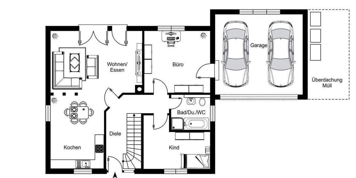 Einfamilienhaus Gunningen - 9 Zimmer, 235 m&sup2;, 799.000&euro; | Angebot:25662393