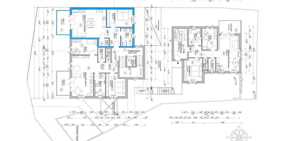 Etagenwohnung Villingen-Schwenningen Marbach - 2 Zimmer, 71 m&sup2;, 305.600&euro; | Angebot:25695906