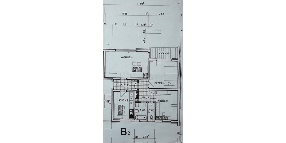 Etagenwohnung Donaueschingen - 3 Zimmer, 86 m&sup2;, 219.000&euro; | Angebot:26595514