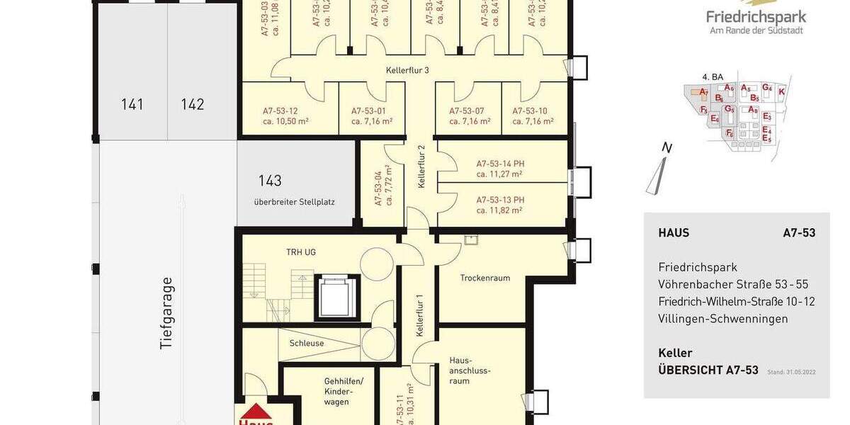Etagenwohnung Villingen-Schwenningen Villingen - 3 Zimmer, 94 m&sup2;, 453.900&euro; | Angebot:25701412