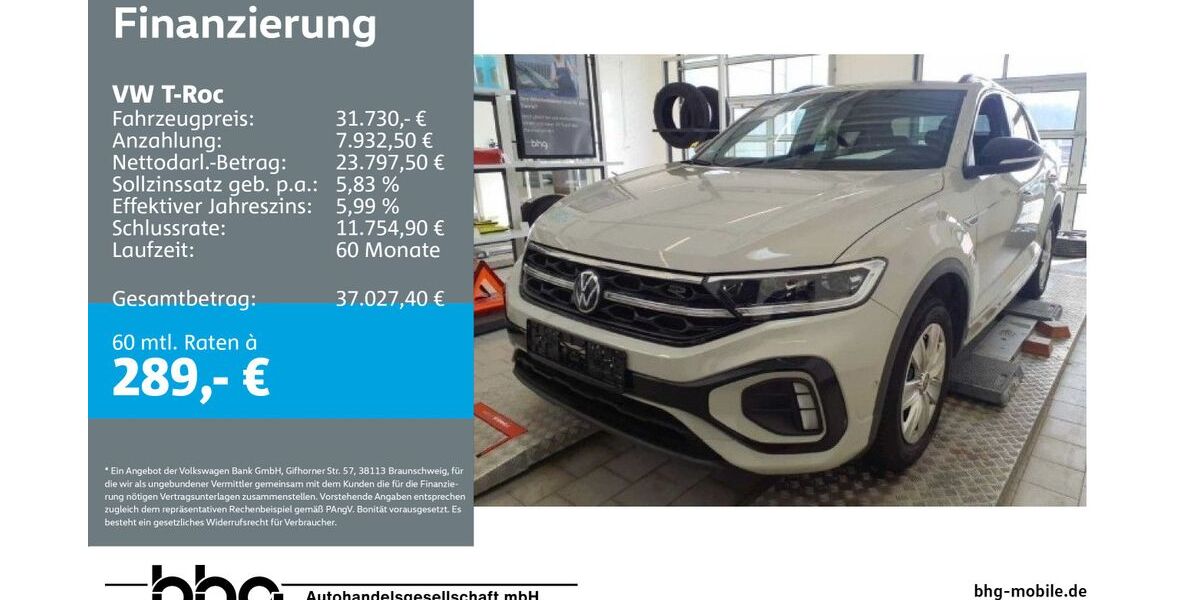 VW T-Roc 6.710 km 31.730 &euro; Rottweil 78628