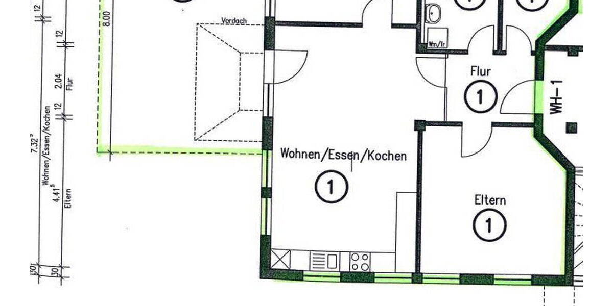 Etagenwohnung Sunthausen Sunthausen - 3 Zimmer, 96 m&sup2;, 860&euro; | Angebot:26788158