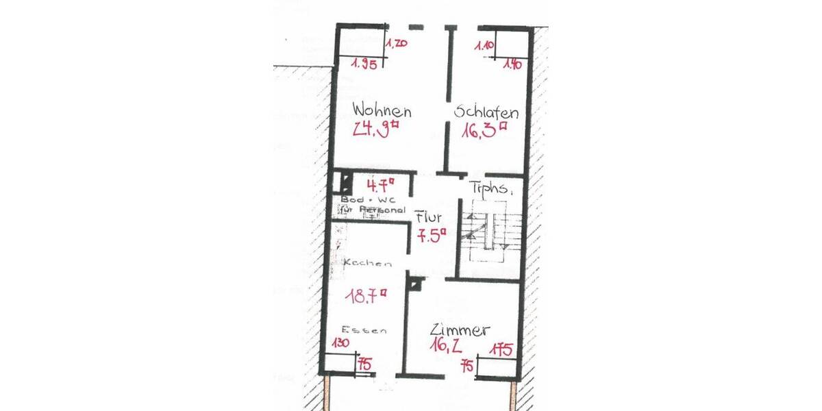 Reihenmittelhaus Oberndorf am Neckar Oberndorf - 9 Zimmer, 451 m&sup2;, 450.000&euro; | Angebot:25728646