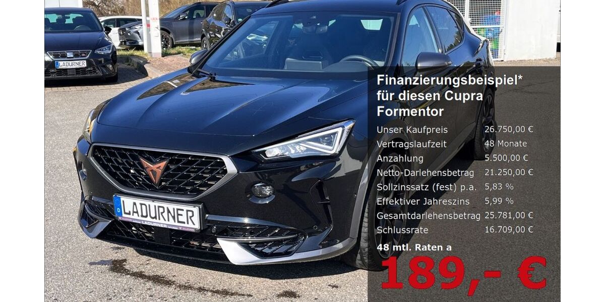Cupra Formentor 62.600 km 26.750 &euro; Villingen-Schwenningen 78052