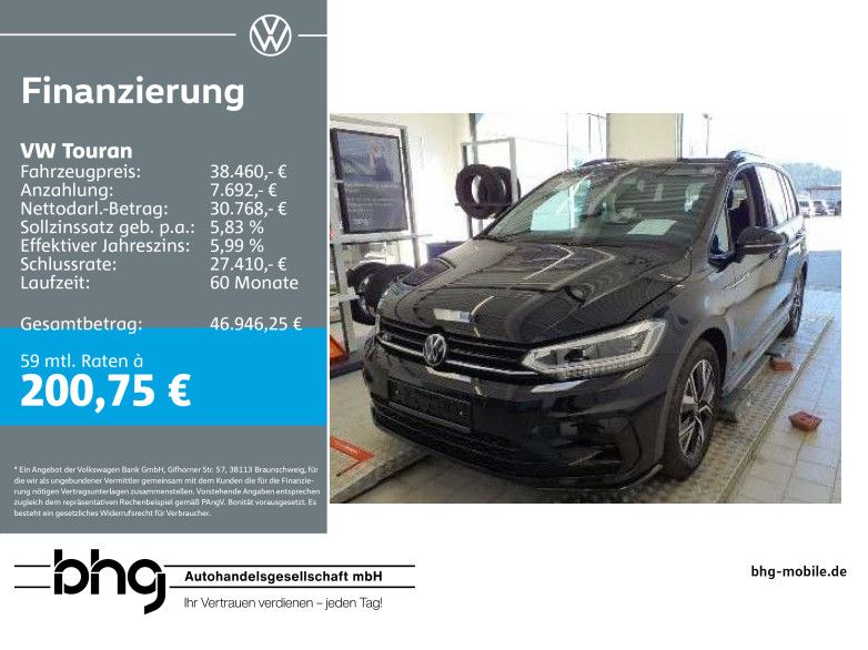 VW Touran 11.031 km 37.960 &euro; Rottweil 78628