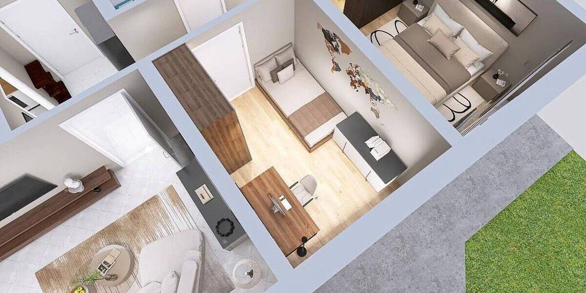 Terrassenwohnung Donaueschingen Pfohren - 3 Zimmer, 85 m&sup2;, 840&euro; | Angebot:26901023
