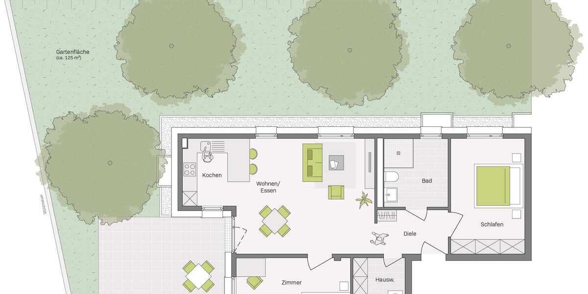 Etagenwohnung Aldingen - 3 Zimmer, 86 m&sup2;, 425.300&euro; | Angebot:25671599