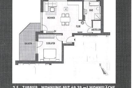 Wohnung Donaueschingen - 2.5 Zimmer, 69 m&sup2;, 840&euro; | Angebot:26040736