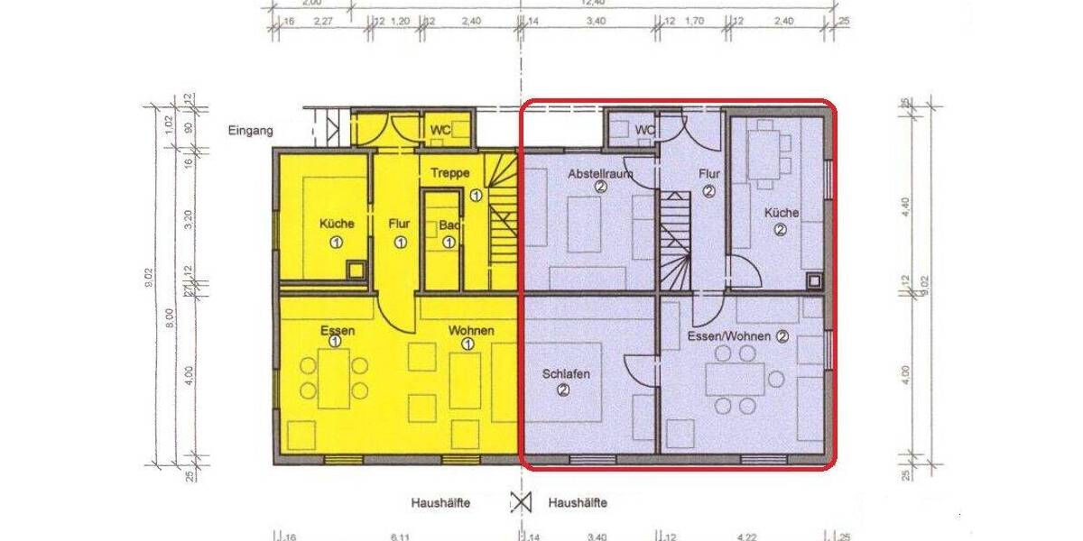 Doppelhaushälfte Oberndorf am Neckar / Bochingen Bochingen - 5 Zimmer, 100 m&sup2;, 125.000&euro; | Angebot:25691277