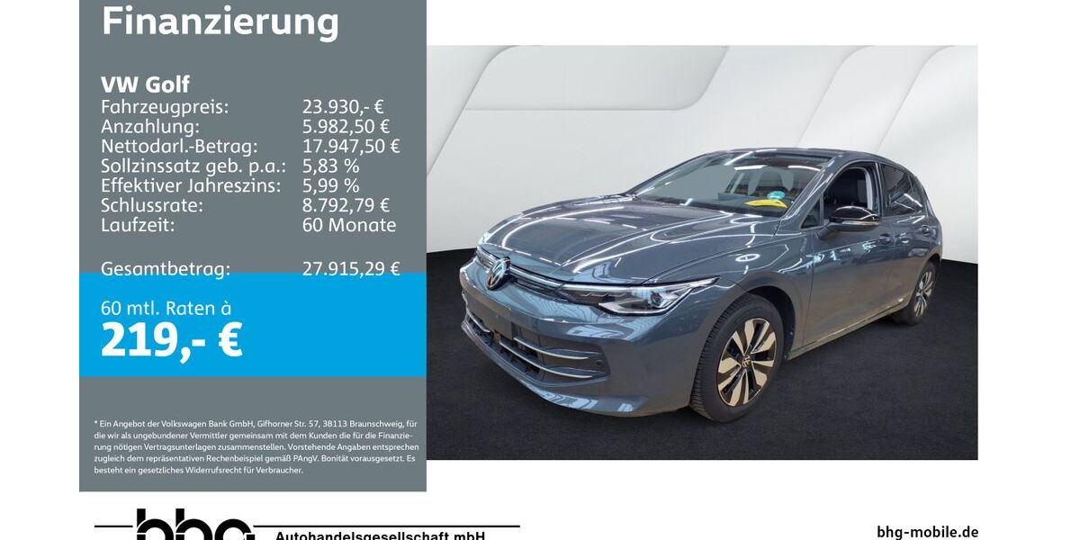 VW Golf 19.846 km 23.930 &euro; Rottweil 78628
